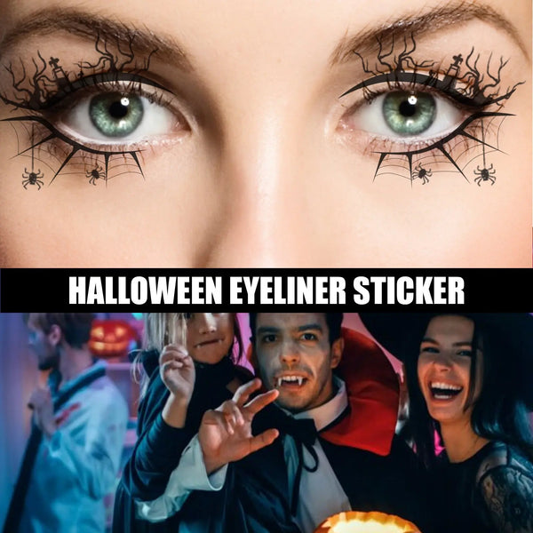 Halloween Eyeliner Stickers Party Makeup Tools Hanzuva