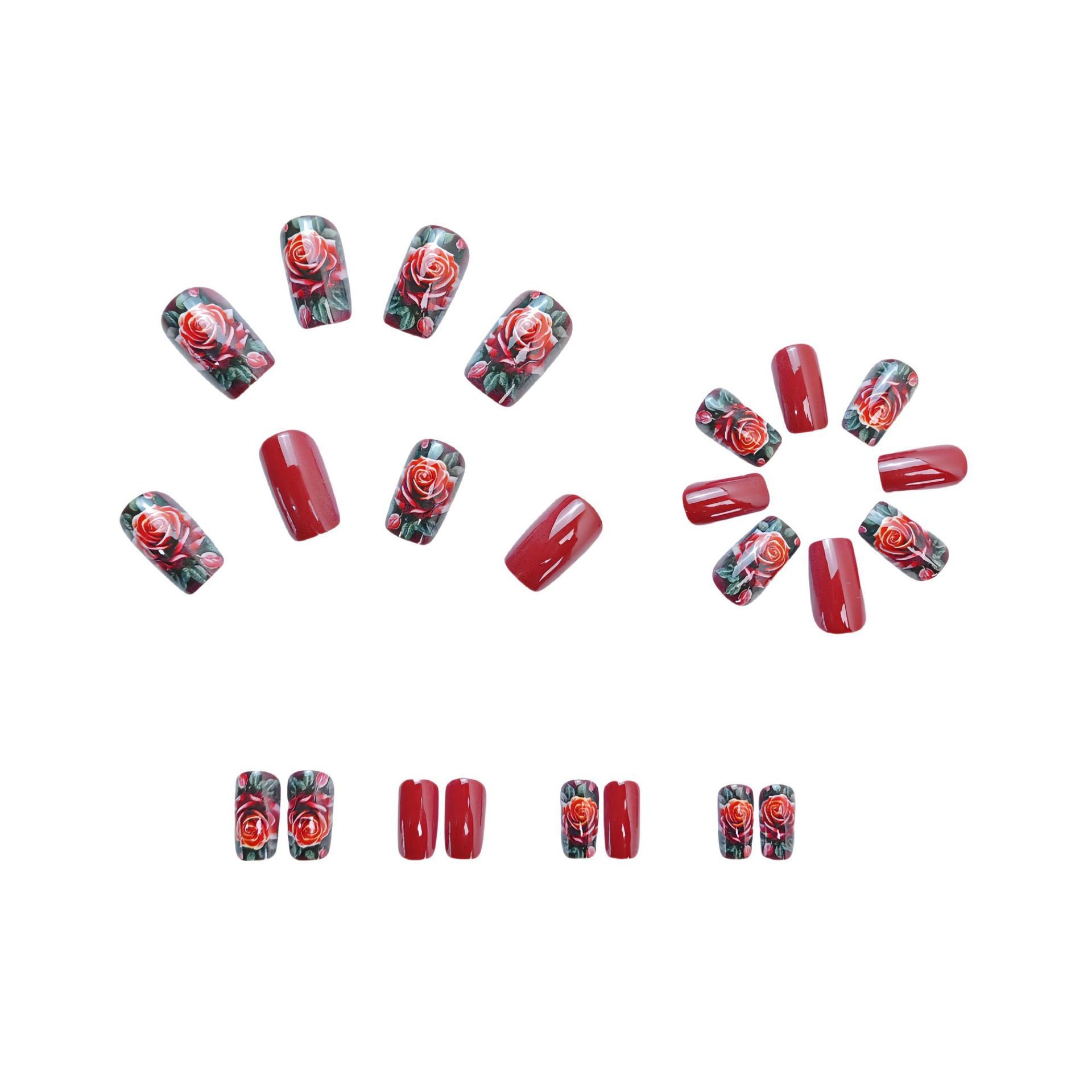 Detachable 24 Pieces Fake Nail Patch