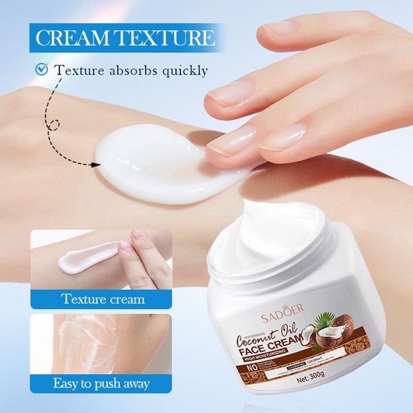 Full English Coconut Oil Nourishing Moisturizing Facial Cream Hanzuva