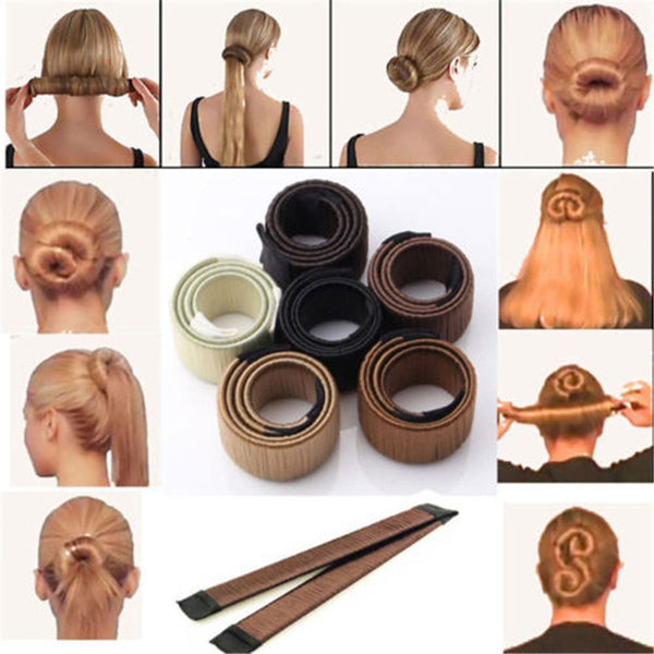 Magic French Twist Magic Hair Bun Maker Hair Tie Elastic Hanzuva