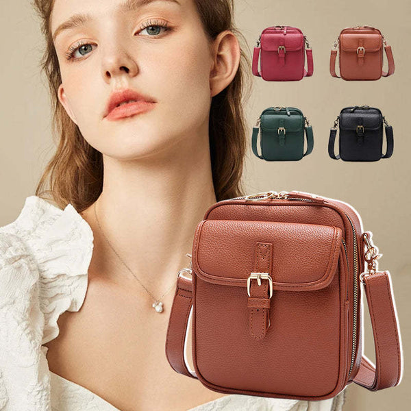 Unisex Vintage Large Capacity Messenger Bag Storage Bag  With 10 Card Inserts Casual Backpack Women's Bag Retro Backpack Large Capacity Travel Hanzuva