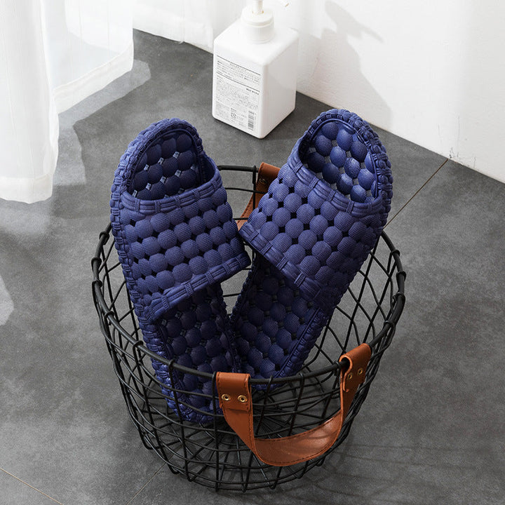 Unsex Home Shoes Hollow Out Bathroom Slippers Men Women Hanzuva