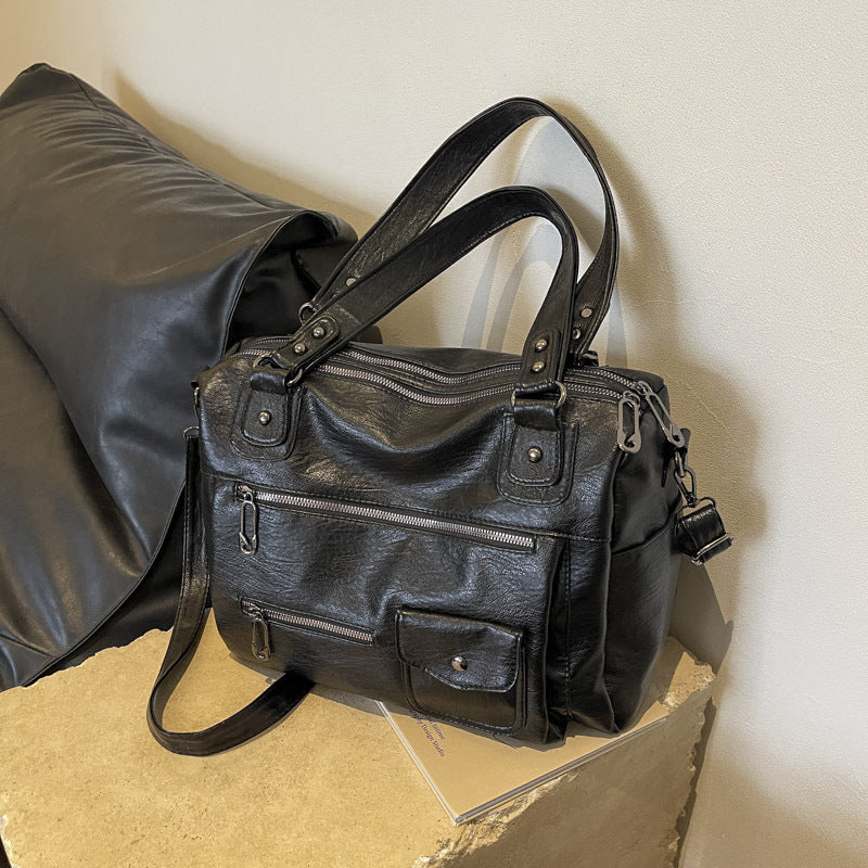 Fashion Retro Large-capacity Crossbody Bag