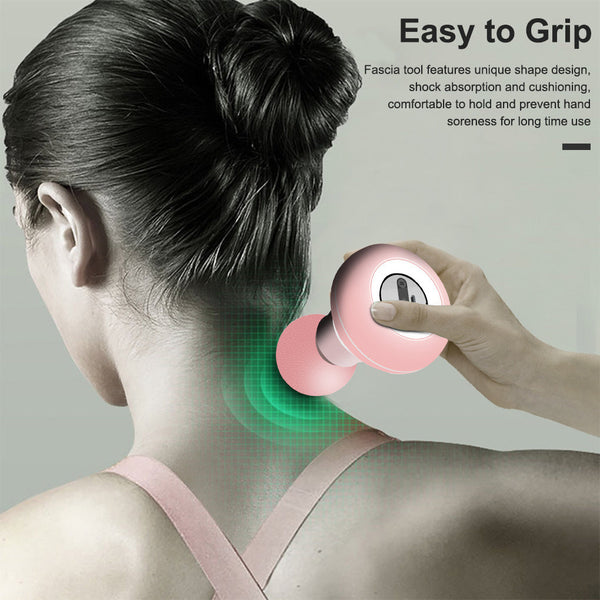 Muscle Massage Mini Pocket Electric Fascia Massage Back Neck Massager Gun For Body Deep Relief Pain Slimming Fascial Tool Hanzuva
