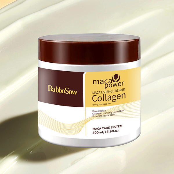 Moisturizing Collagen Hair Mask Hydrating Soft Nourishment Cream Deep Cleansing Hair Care Essential Oil Hanzuva