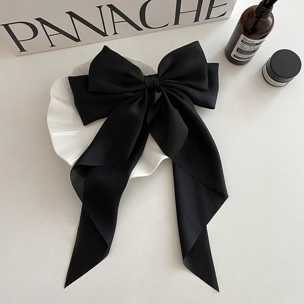 Bow Ribbon Hairpin Simple Retro Fabric Hanzuva