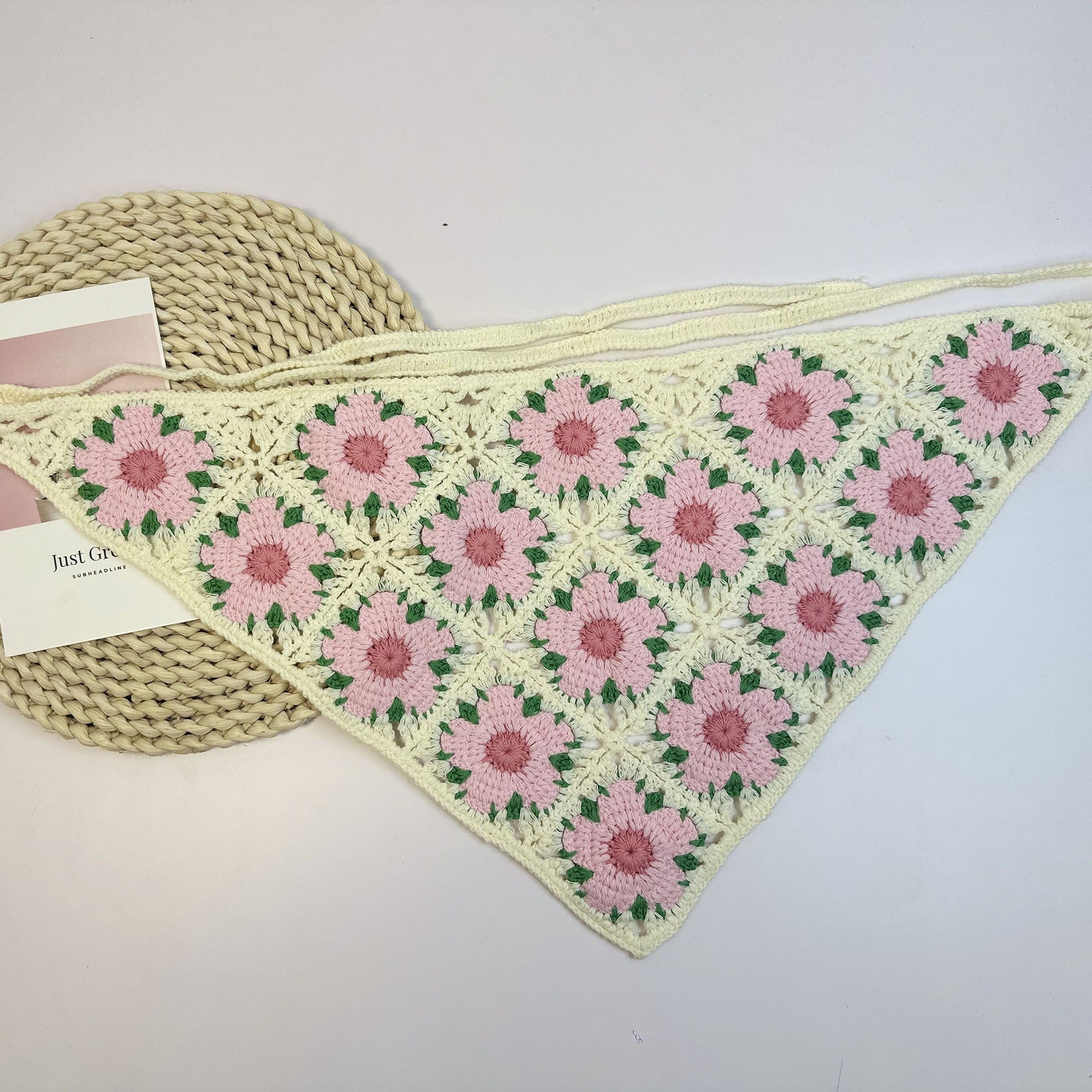 All-matching Triangular Binder Knitted Hair Band