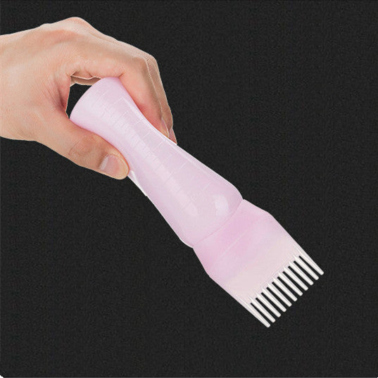 Hair Dye Bottle Comb Tooth Bottle Color Cream Hair Care Pot Shampoo Bottle Hanzuva