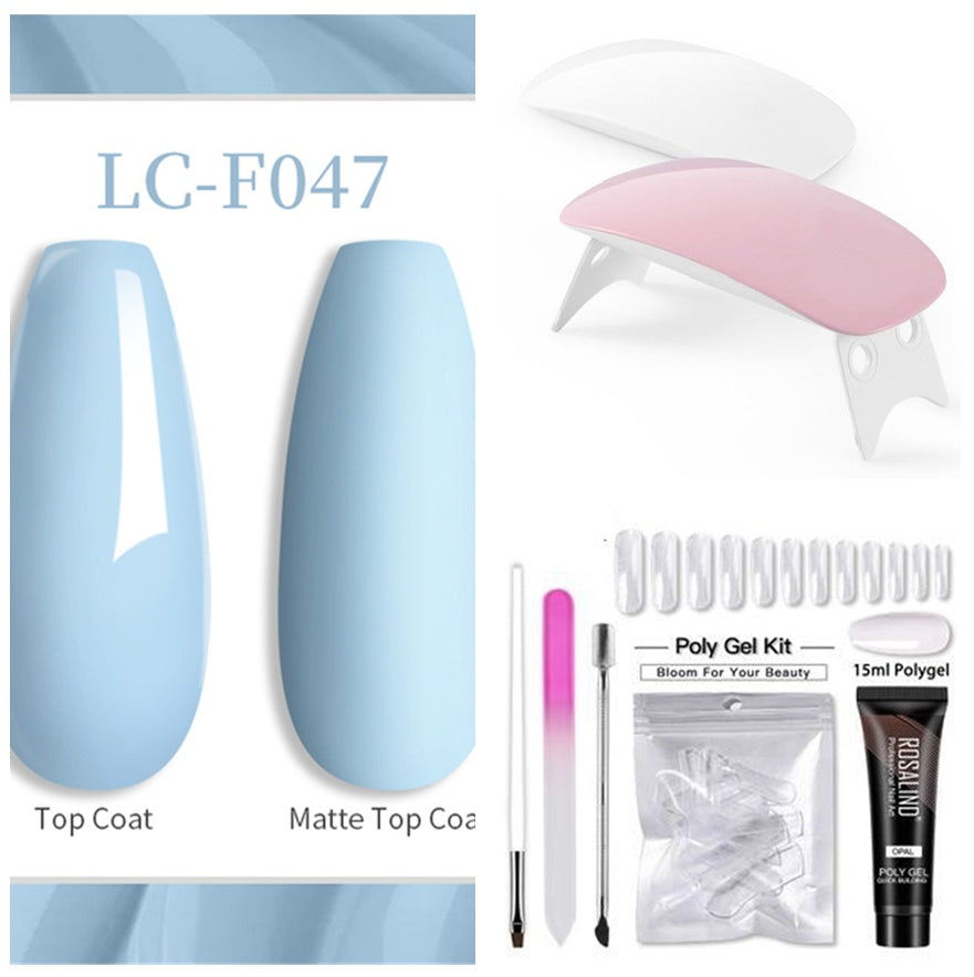 Crystal Light Therapy Gel Nail Quick Extension