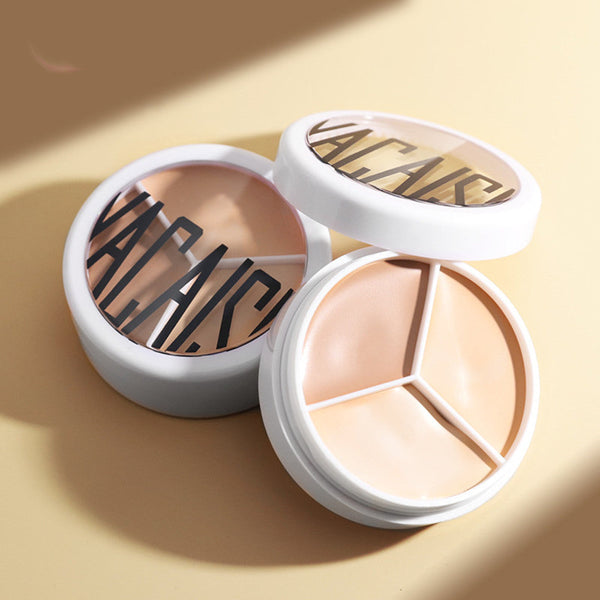 Three-color Concealer Waterproof Without Makeup Hanzuva