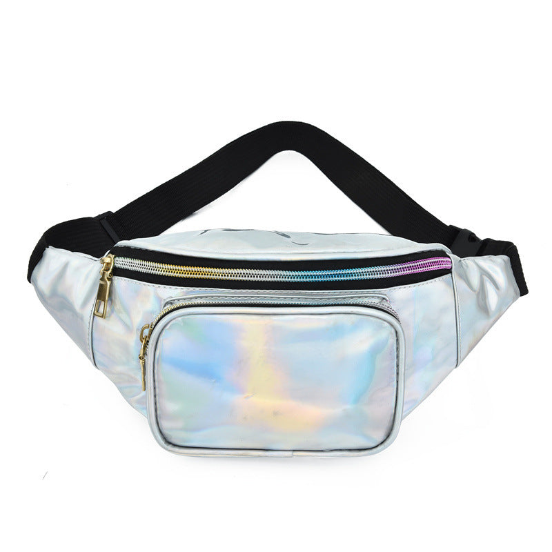 PU Laser Waist Bag Women's Sports Leisure