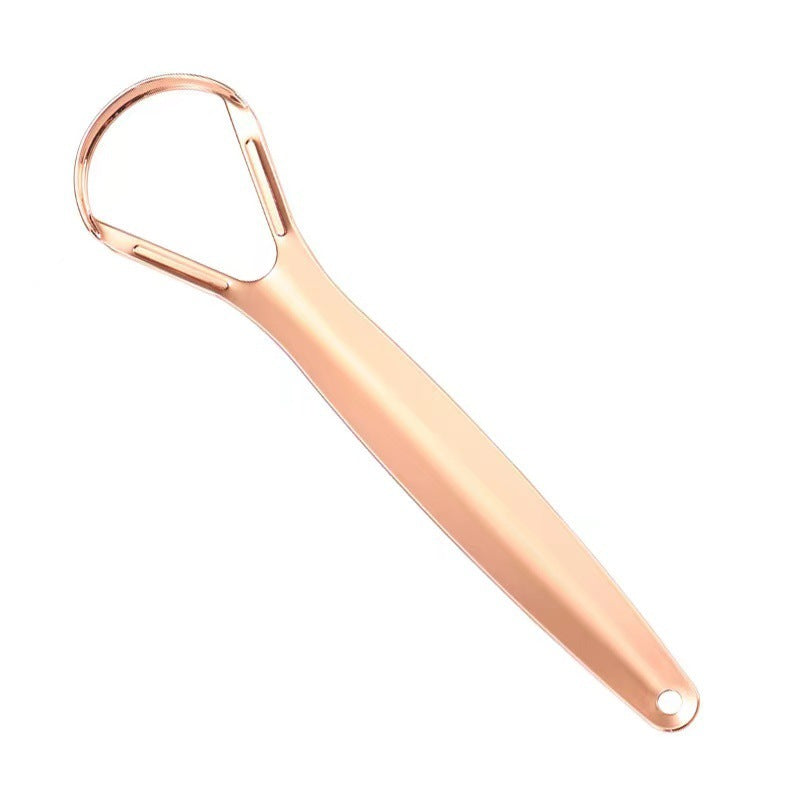 Stainless Steel Non-oral Care Tool Tongue Double-sided U-shaped Tongue Scraper