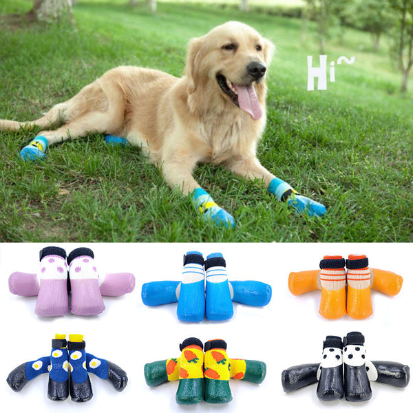 Dog Socks Soft Soled Shoes Scratch Proof And Waterproof Footwear Hanzuva