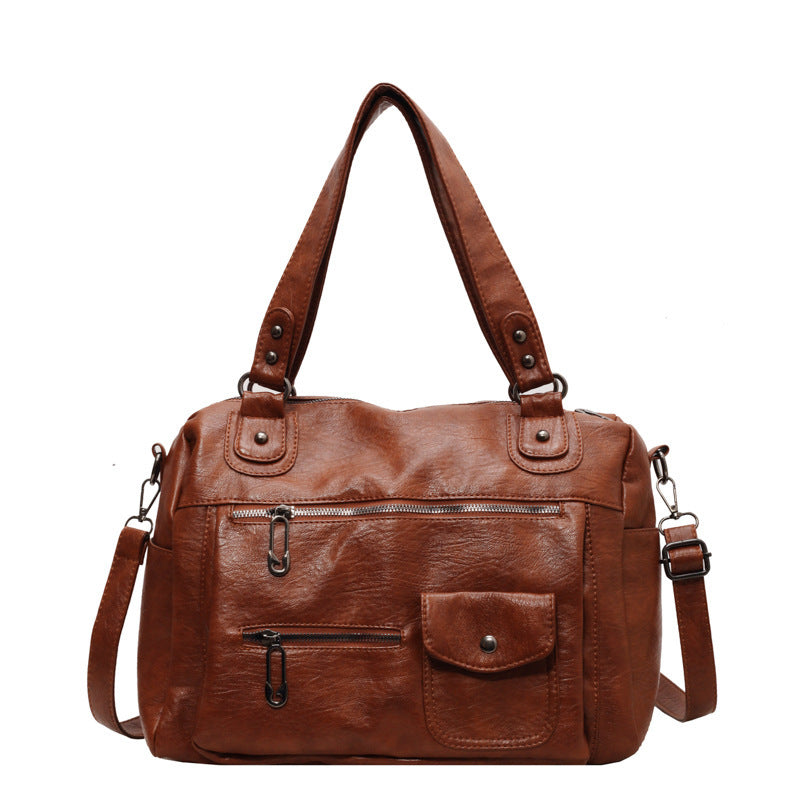 Fashion Retro Large-capacity Crossbody Bag