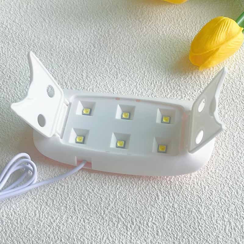 Wearing Nail Pads Baking Lamps Mini Handheld Folding Nails