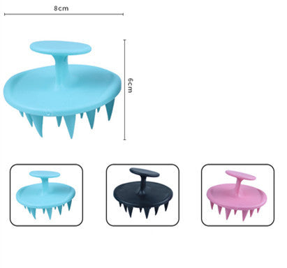 Silicone Shampoo Brush Active Meridian Dry And Wet Massage Scalp Shampoo Brush
