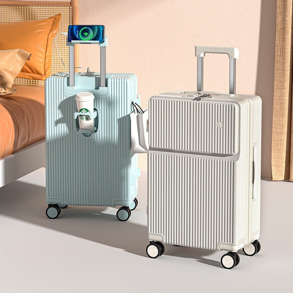 Front Half-opening Multifunctional Luggage Hanzuva