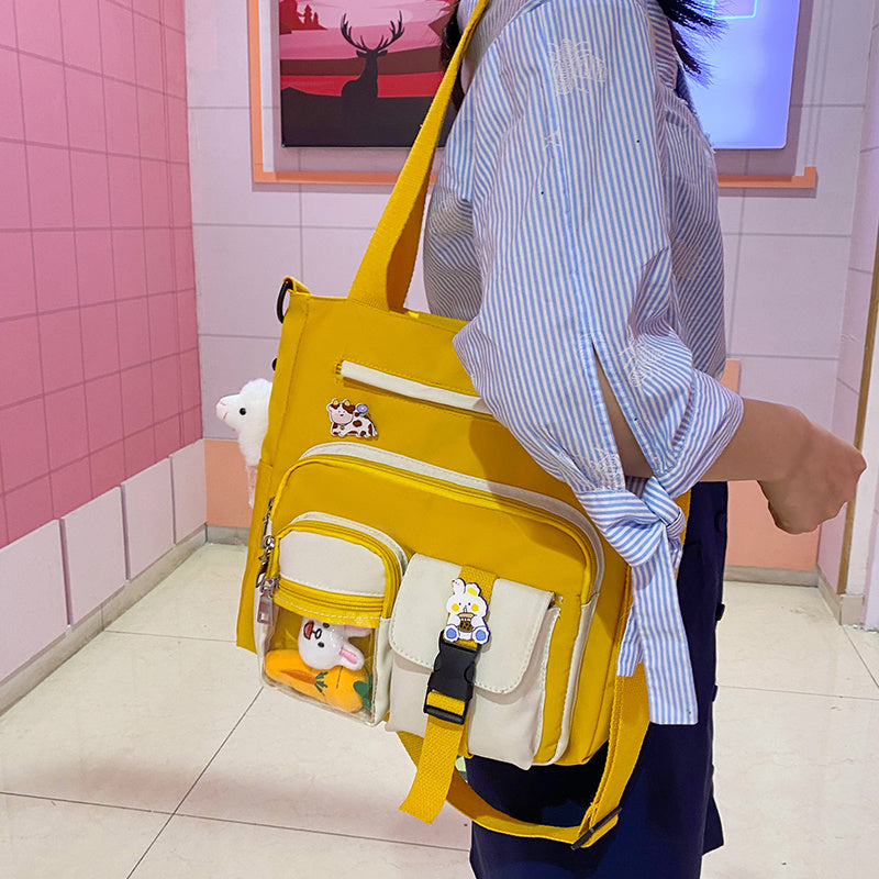 New Women's Large Capacity Japanese Cute Messenger Shoulder Bag