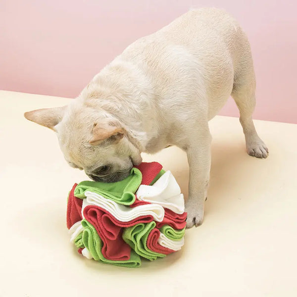 Dog Sniffing Training Blanket Snuffle Ball Mat Detachable Pads Puzzle Toy Pet Supplies For Dogs Cats Hanzuva