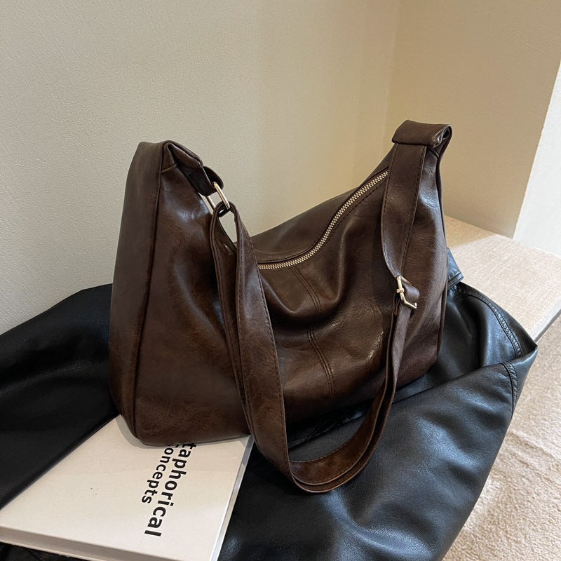 Women's Large Capacity All-match Simple Leisure Tote Shoulder Bag