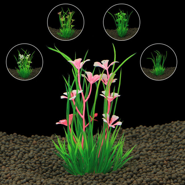 Fish Tank Decoration Simulation Water Plant Aquarium Landscaping Plastic Hanzuva