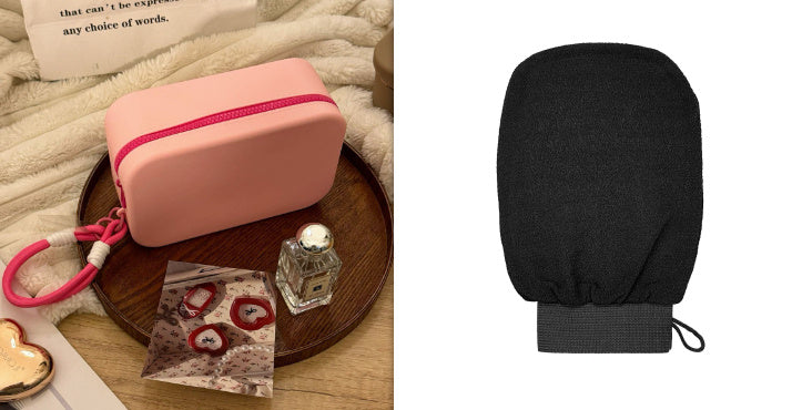Silicone Cosmetic Bag Large Capacity Portable Waterproof