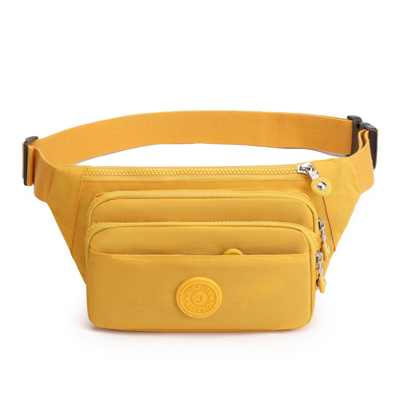 Solid Color Leisure Fashion Waist Bag Simple Special-interest Design Outdoor