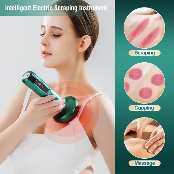 Electric Vacuum Cupping Massager For Body Anti-Cellulite Suction Cup With Essential Oil Hanzuva