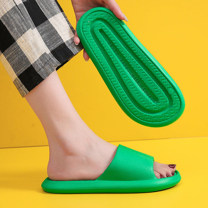 Summer Slippers Foot Massage Design Shoes Women Bathroom Slippers Hanzuva