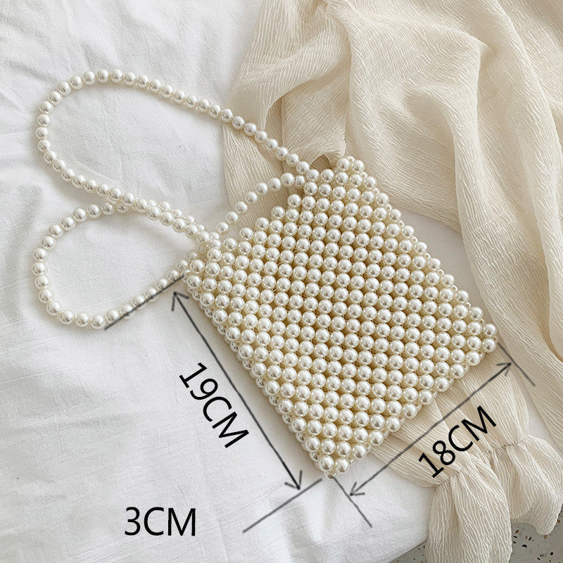 Pearl Bag Female  Messenger Bag Wild Mini Retro Western Style Pearl