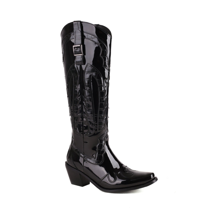 Women's New Fashion High-heeled Boots Hanzuva