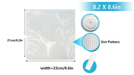 Commercial White Plastic Air Valve Compression Bag