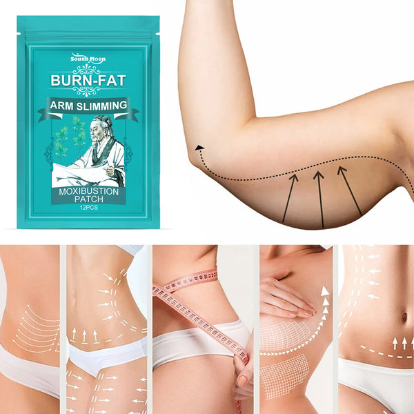 Thin Arm Patch Weight Loss Stickers Cellulite Removal Fat Burning Slimming Body Massage Shaping Care Herbal Plaster Hanzuva