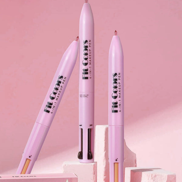 Four-in-one Multifunctional Portable Cosmetic Brush Hanzuva