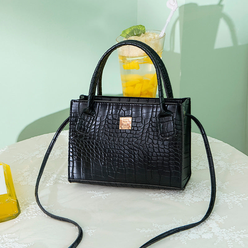Fashion Small Square Bag Single Shoulder Diagonal Portable Lady Bag