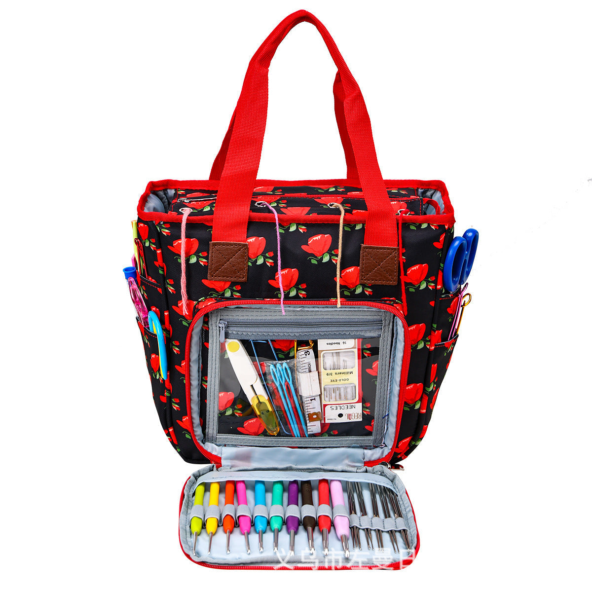 Woven supplies storage bag Hanzuva