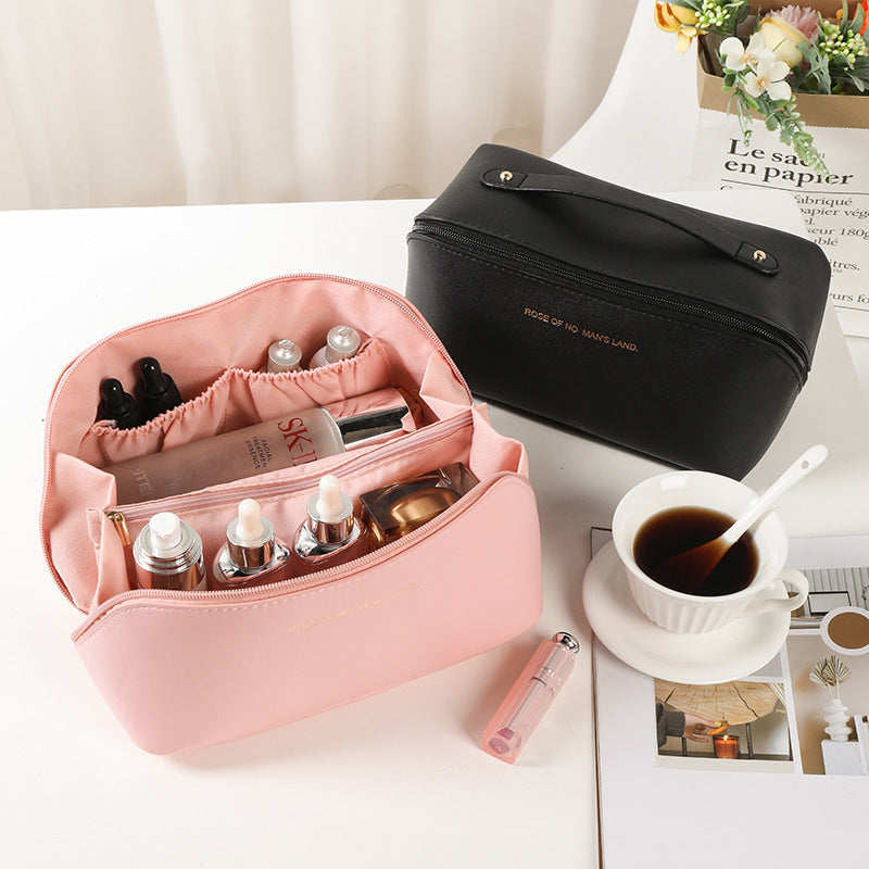 Korean Style Simple Pillow Bag Storage Cosmetic Bag Convenient Large Capacity Ins Style Sweet Shu Wash Bag In Stock Batch