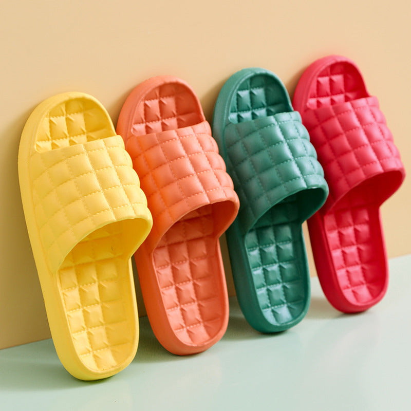 Couple Summer Slippers Bathroom Non-Slip Home Shoes Men And Women Hanzuva