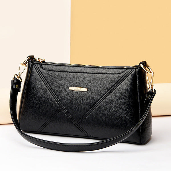 Texture Soft Leather Crossbody Bag Fashion Lady Hanzuva