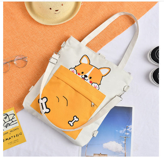 Canvas Women's Shoulder Canvas Bag