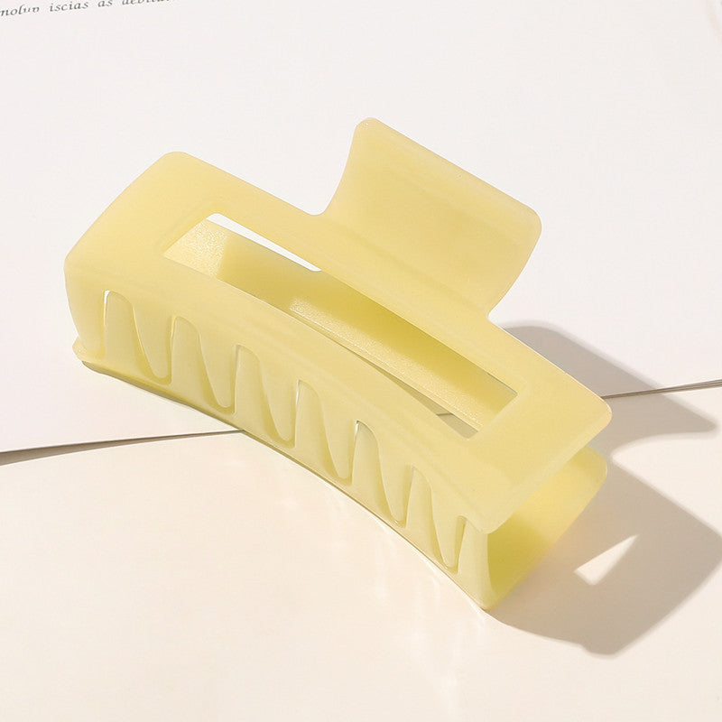 Japan And South Korea Simple Large Square Hollow Grab Clip