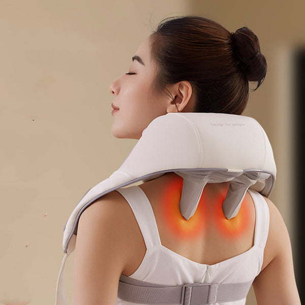 Oblique Muscle Shoulder And Neck Massager Clip Kneading Electric Hanzuva